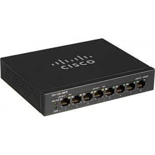 Cisco 8 port Switch 4P PoE (SG110D-08HP-EU)